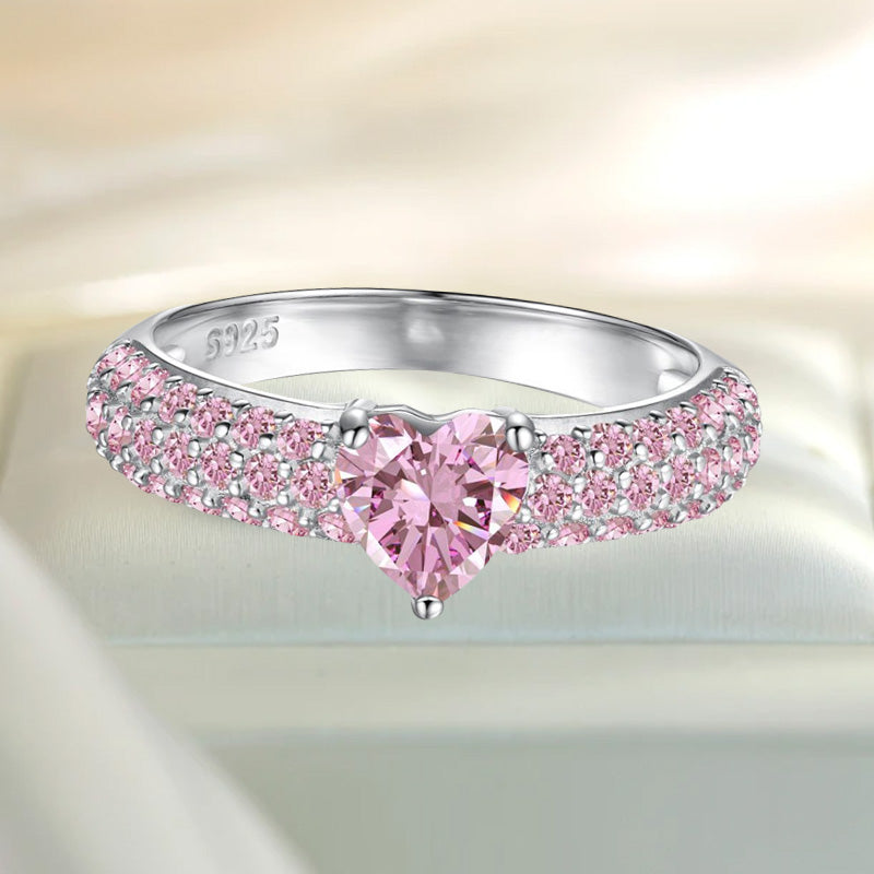 Love Diamond Zircon Ring