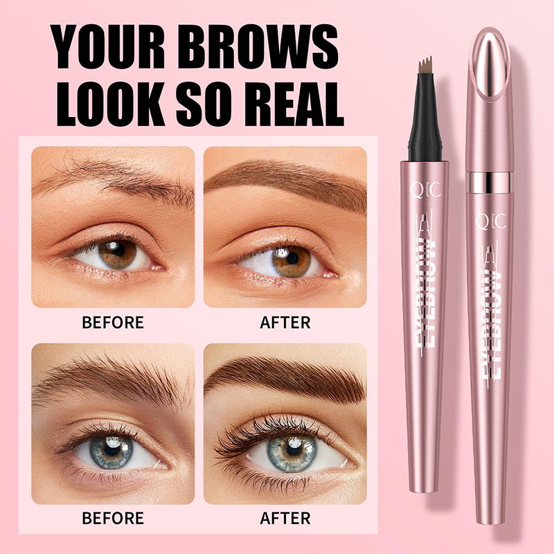 Four-claw liquid eyebrow pencil