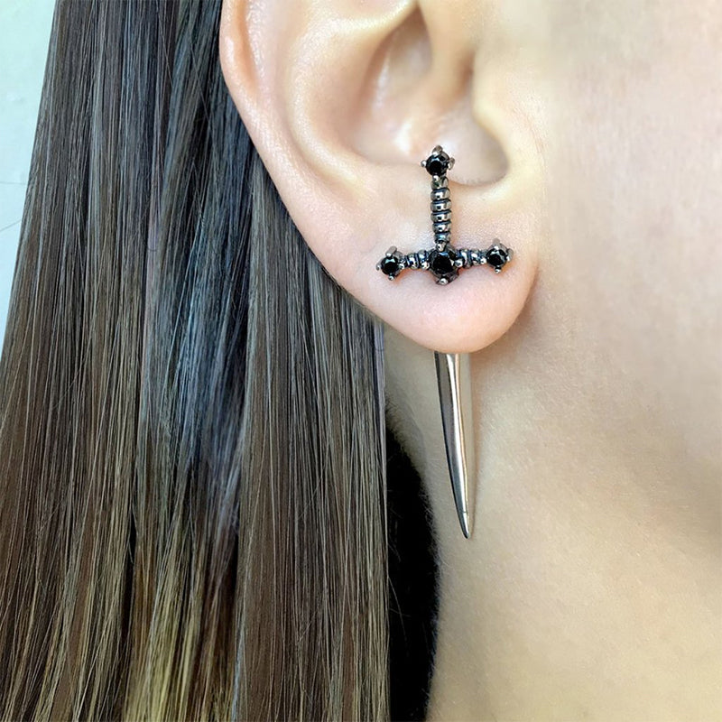 GOTHIC SWORD EARRINGS