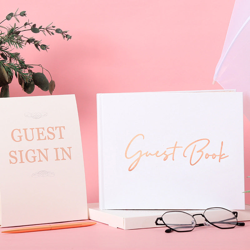 Wedding Guest Book Sign in Book