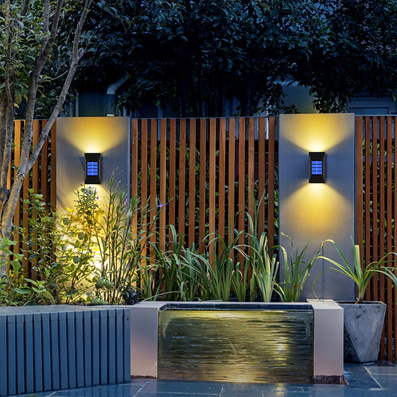 Outdoor Garden Decoration Fence Light（2 pcs）