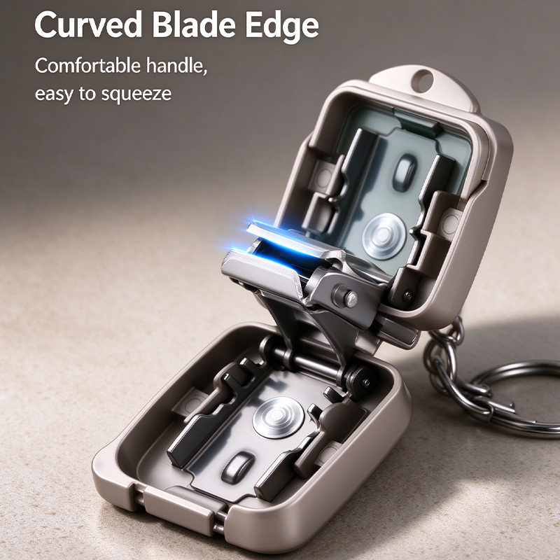 Stainless Steel Foldable Mini Nail Clippers
