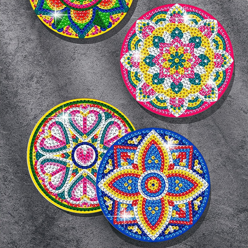 Mandala Diamond Painting Coasters Kits