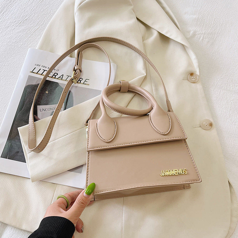 Stylized Flap Handbag
