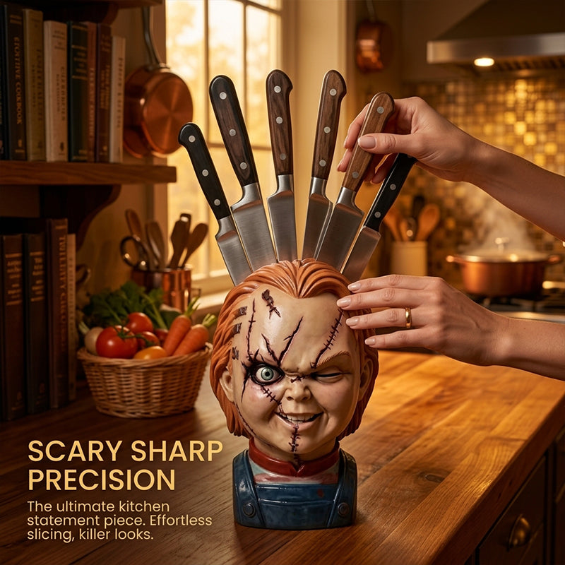Horror Style Resin Knife Storage Holder