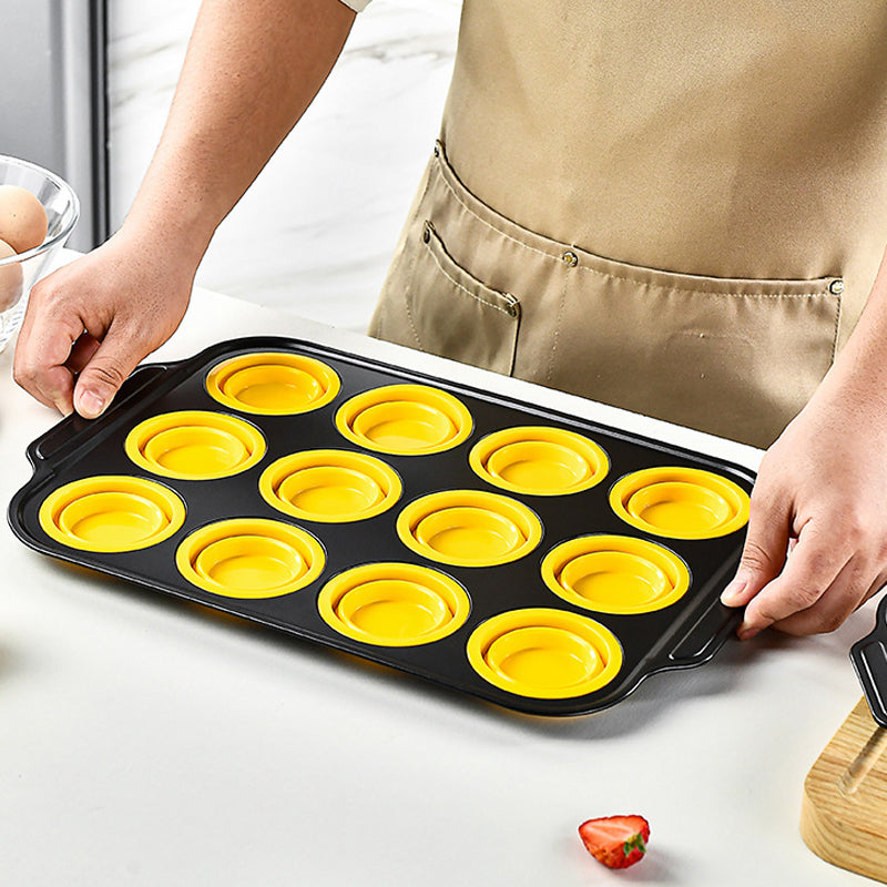 Press-type Silicone Muffin Pans