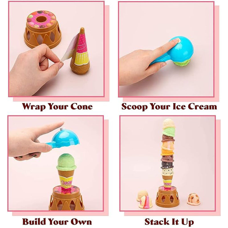 Ice Cream Tower Balancing Game