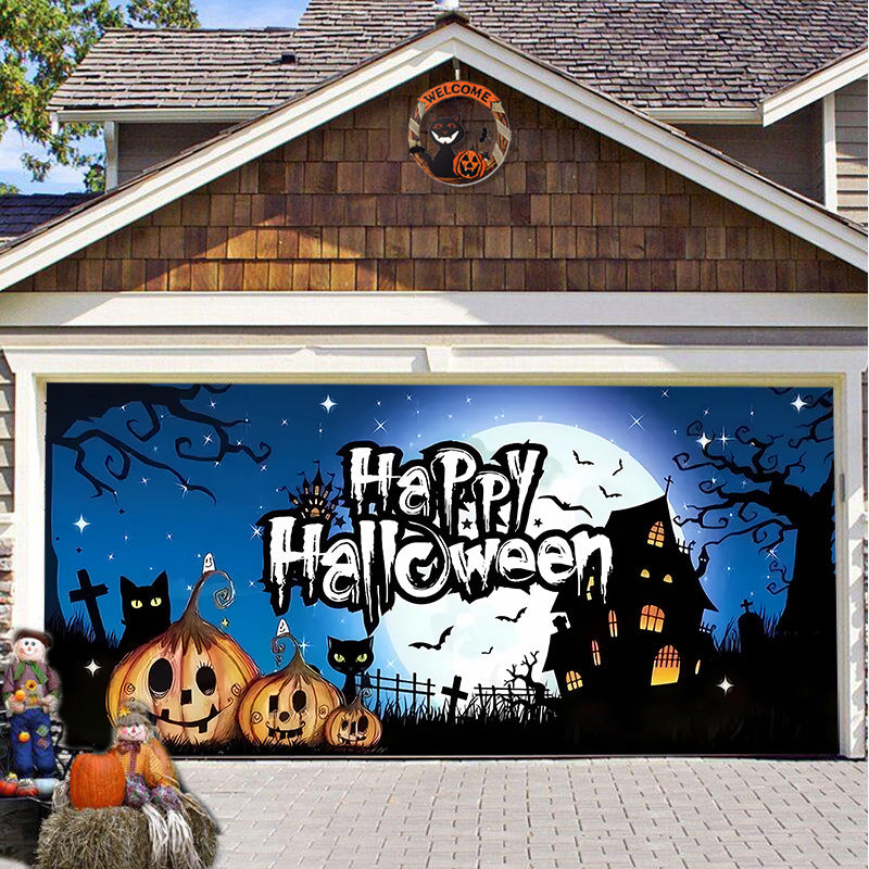 Halloween 2023 Garage Door Decoration