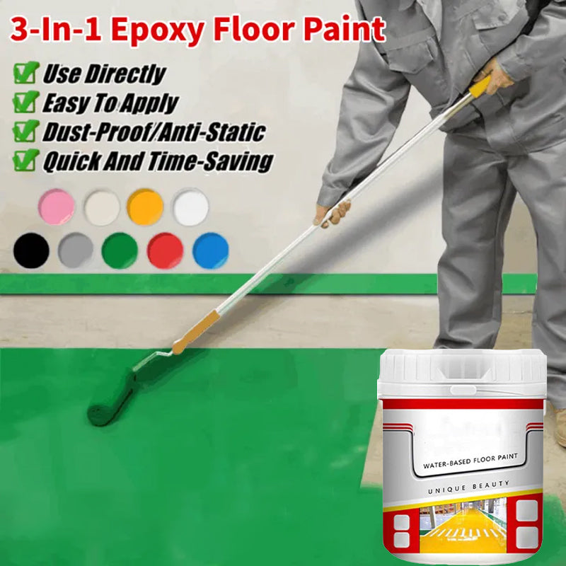 Quick-drying anti-slip water-based floor paint