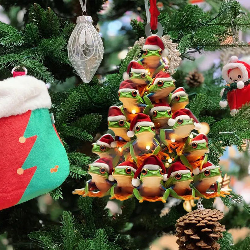 Stacking Animal Christmas Ornaments