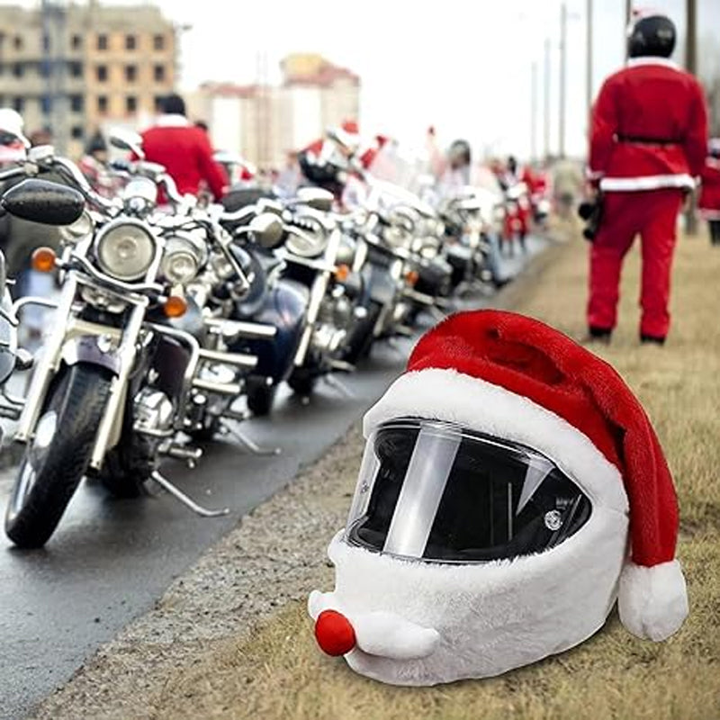 Christmas Santa Motorcycle Helmet Cover