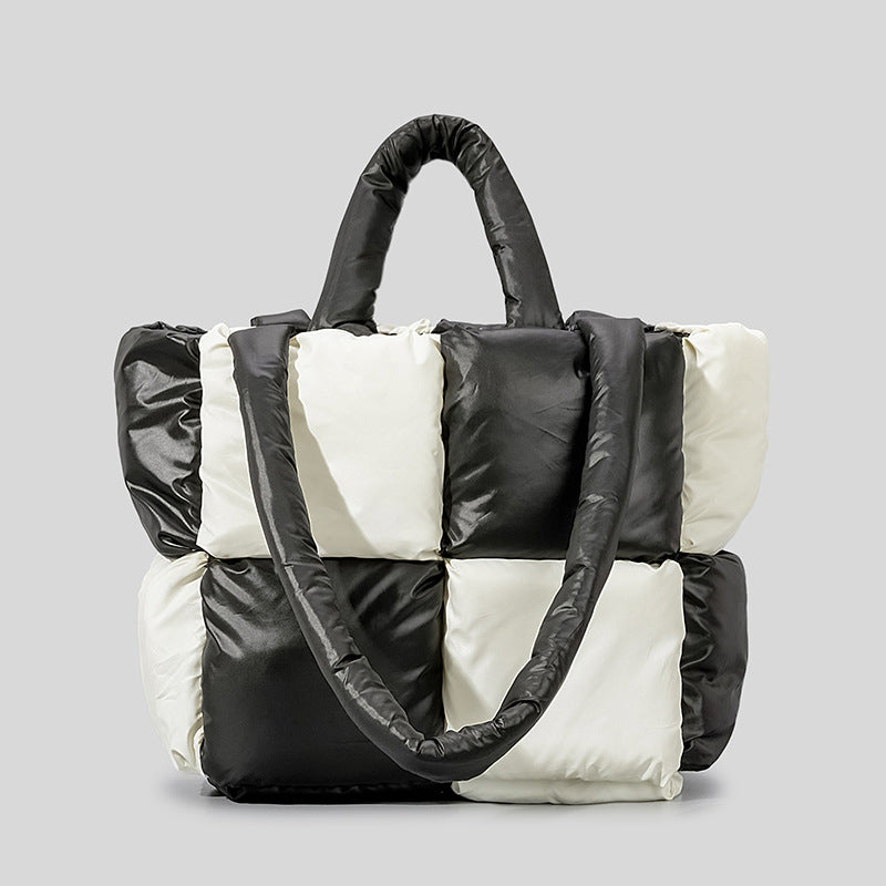 Women Padded Quilted Handbag