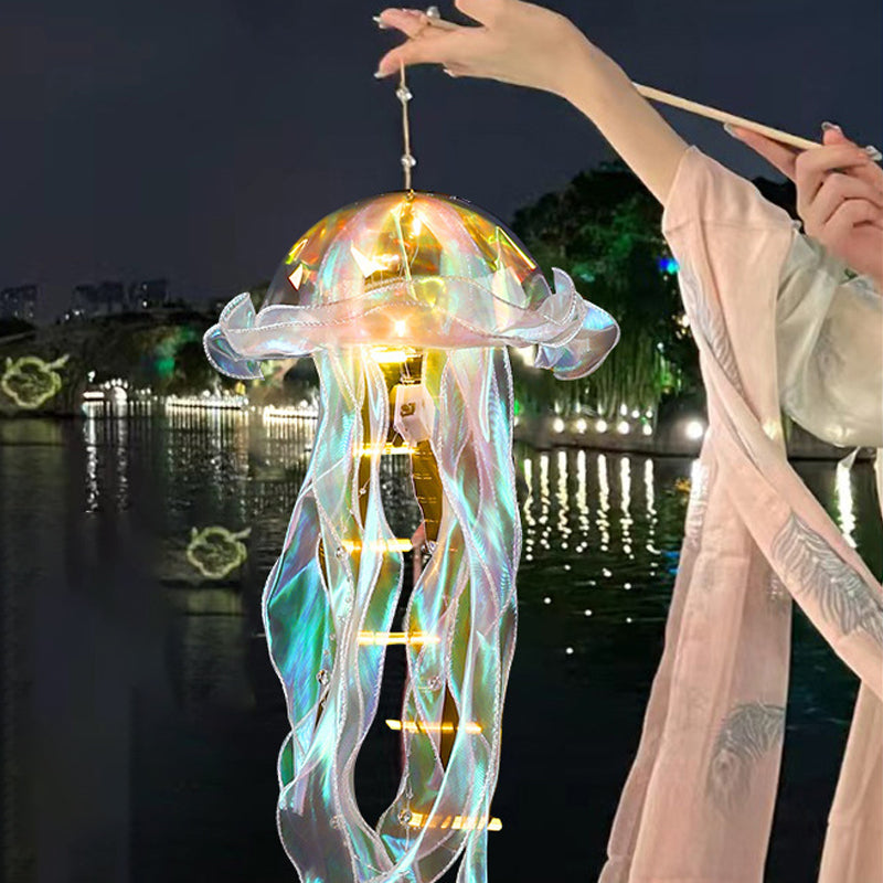 Ribbon Jellyfish Lamp