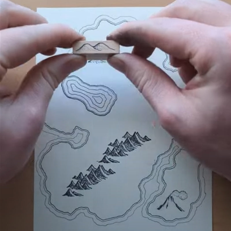 Handmade Map Making Stamp Kit