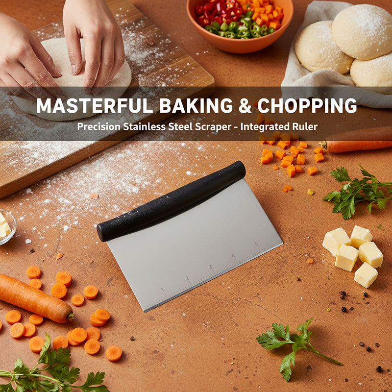 Stainless Steel Dough Scraper