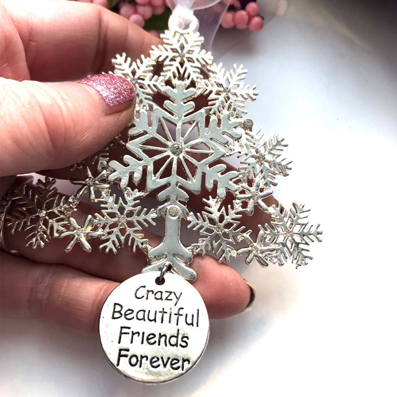 Crazy Beautiful Friends Forever - Angel Ornament Christmas Gift