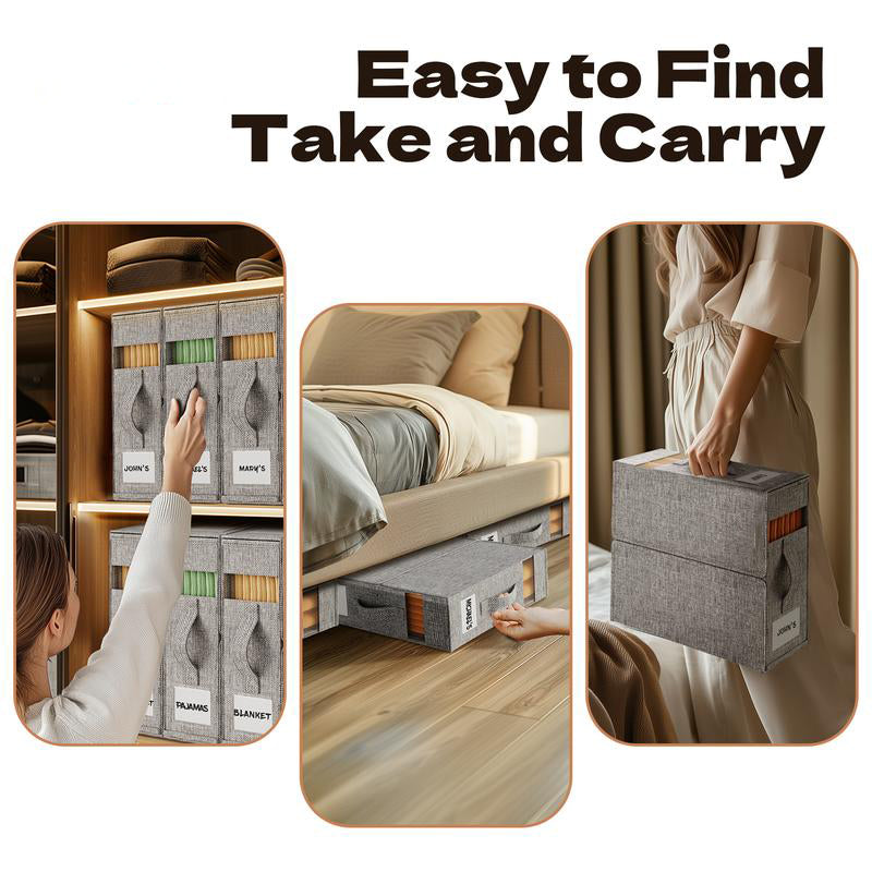 Cotton & Linen Foldable Wardrobe