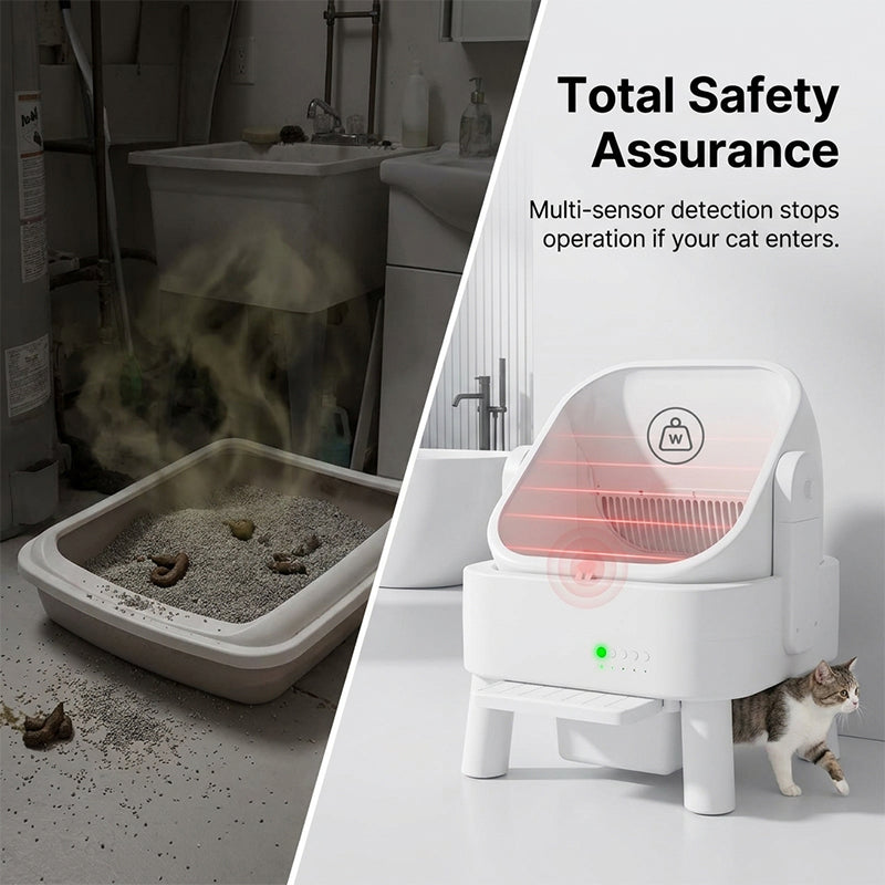 Fully Automatic Smart Cat Litter Box