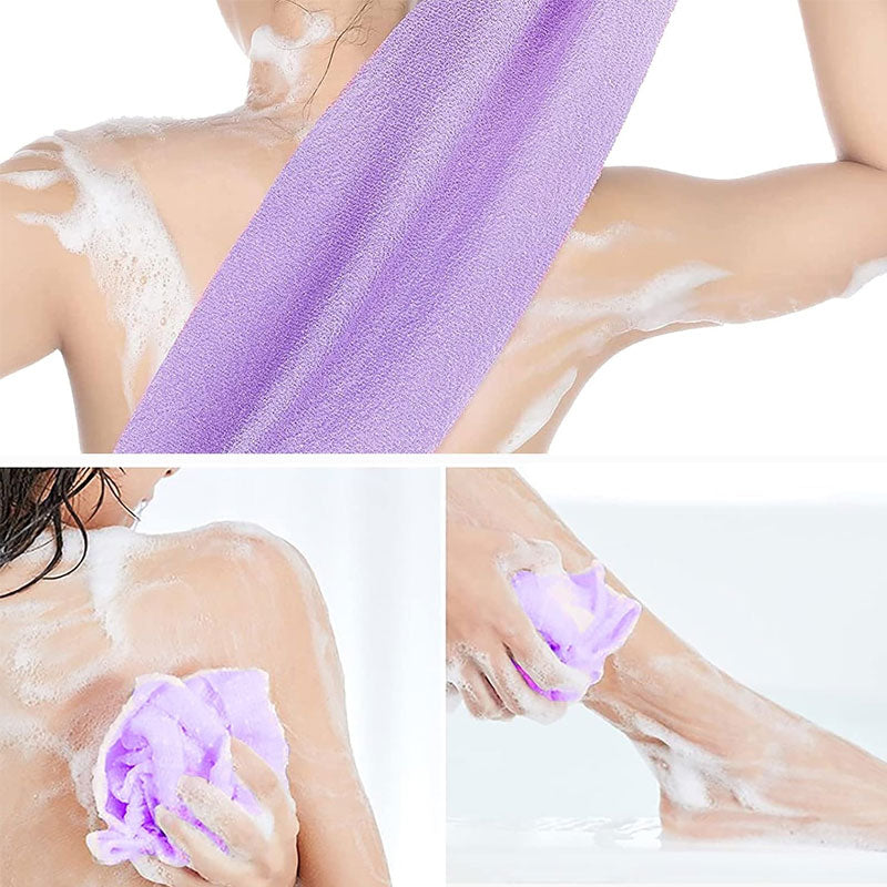 Stretchable Back Rub Bath Towel