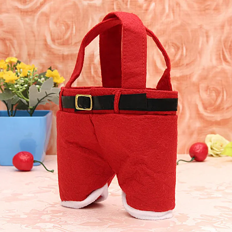 Christmas Pants Pocket Candy Bag