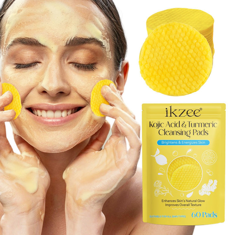 Turmeric Cleansing Exfoliating Pads, Facial Cleansing Skincare