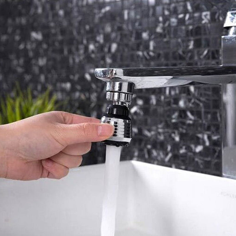 Splash-Proof Universal Swivel Faucet Spray Head