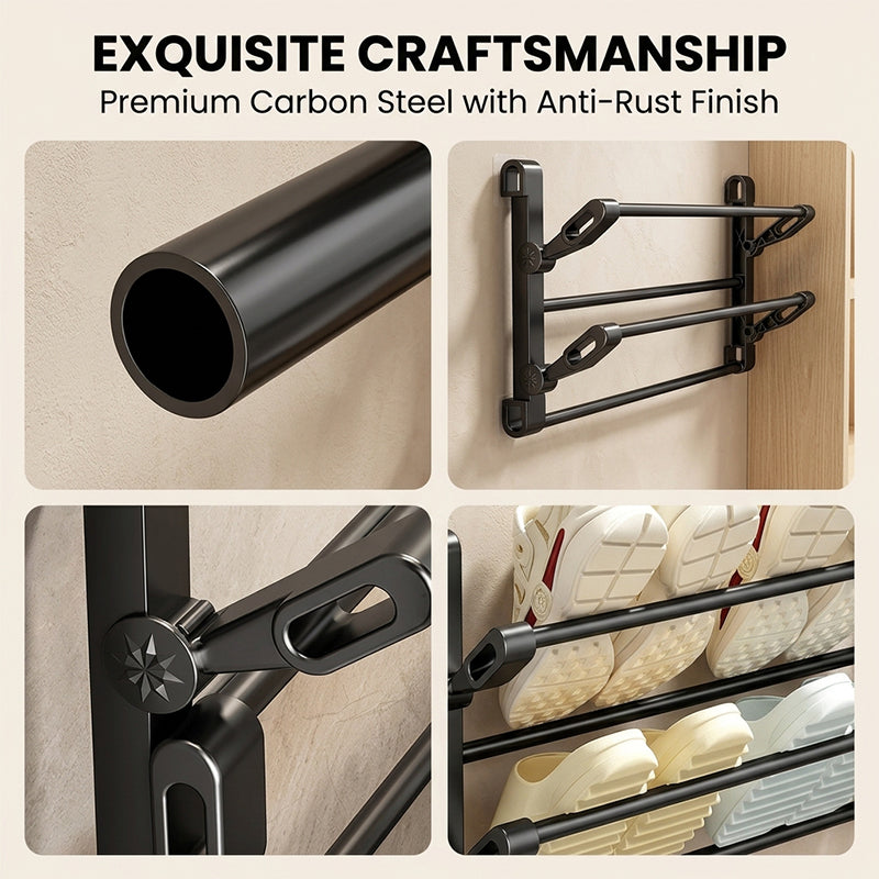 Wall Mounted Shoe Rack