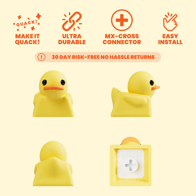 Yellow Duck Keychain