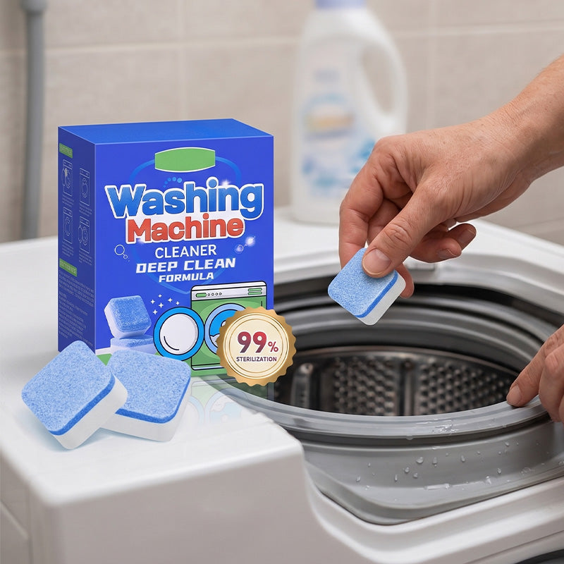 Washing machine effervescent tablets