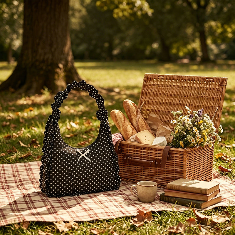 Polka Dot Bow Bag