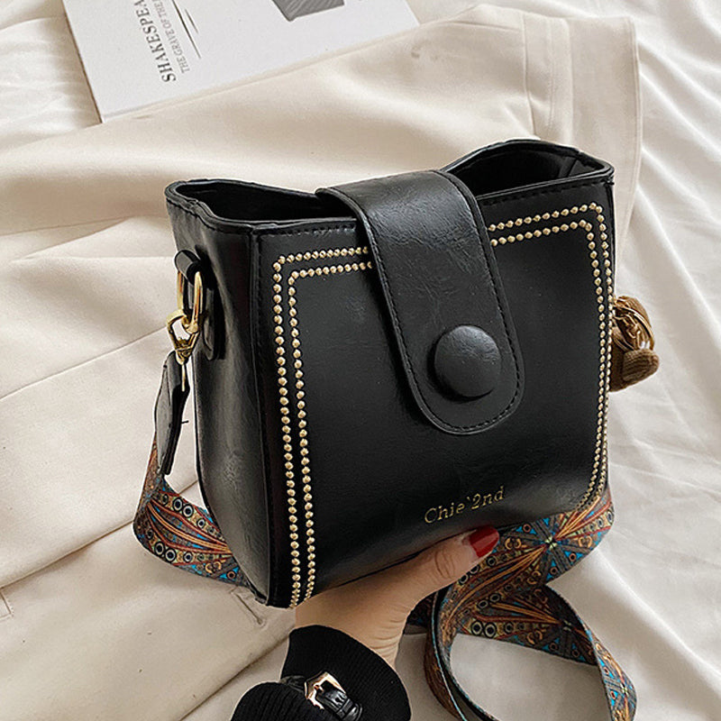 Bucket Retro Crossbody Bag