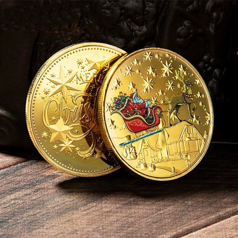 Santa Gold Coins for Christmas Eve Boxes