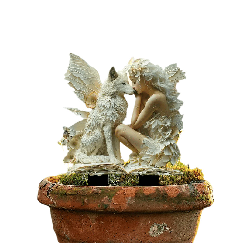 Fairy flower pot decoration