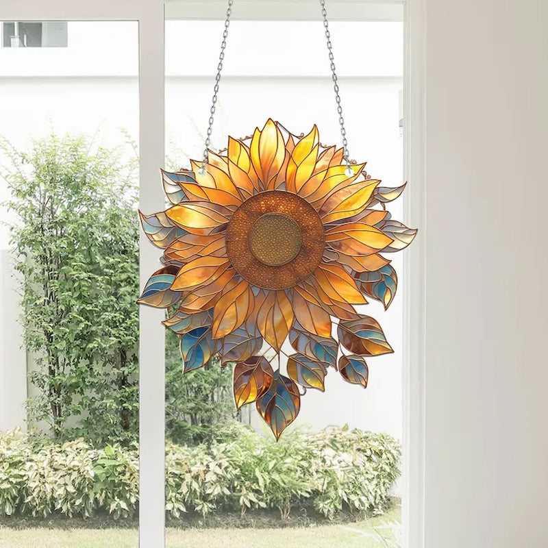 Sunflower Acrylic Window Hanging