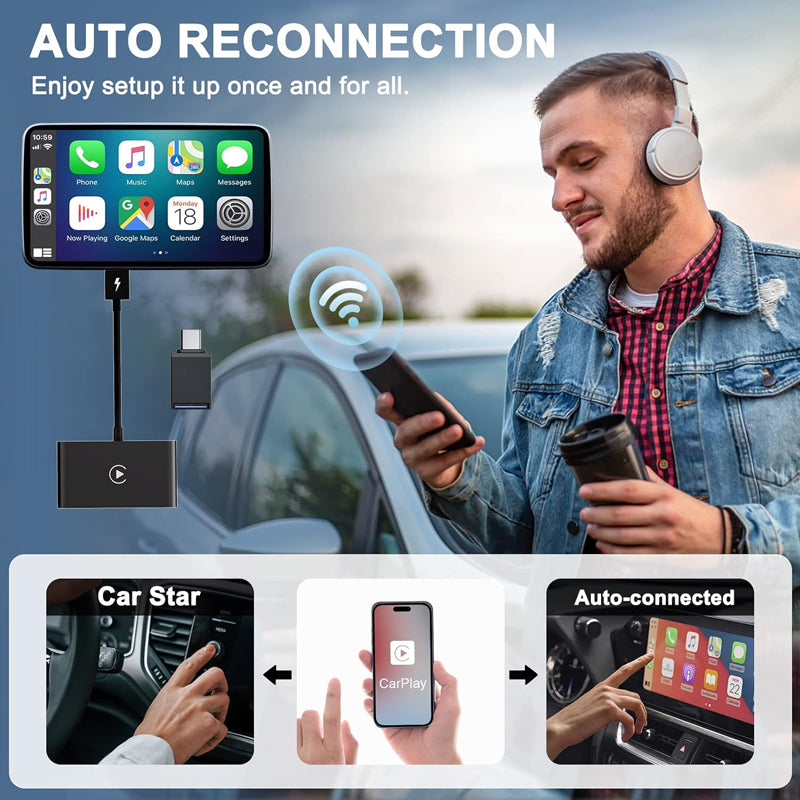 Car 2-in-1 Adapter Cable
