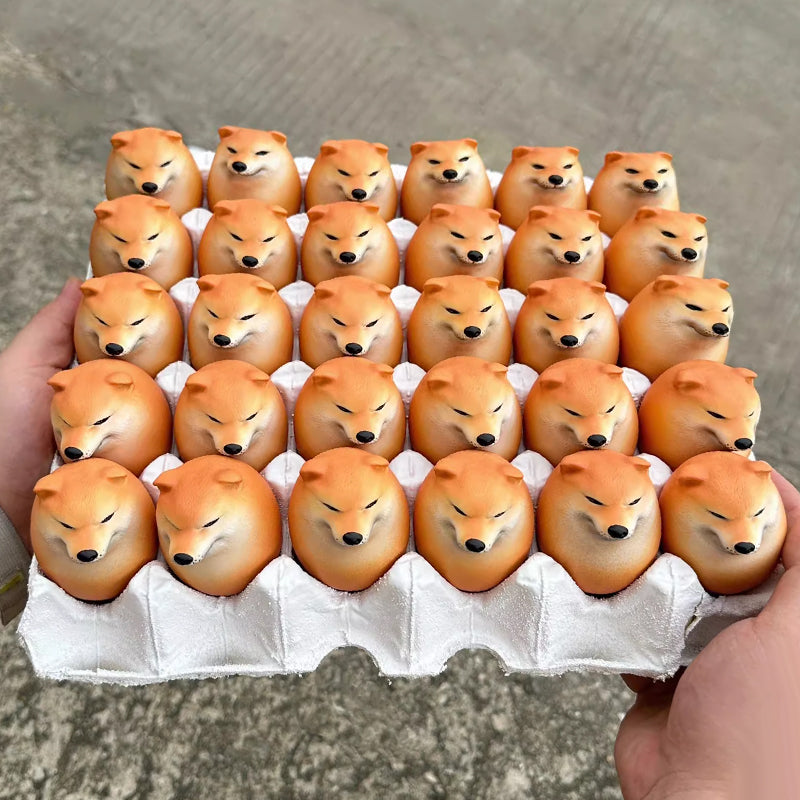 Interesting Shiba Inu Dog Egg Ornament