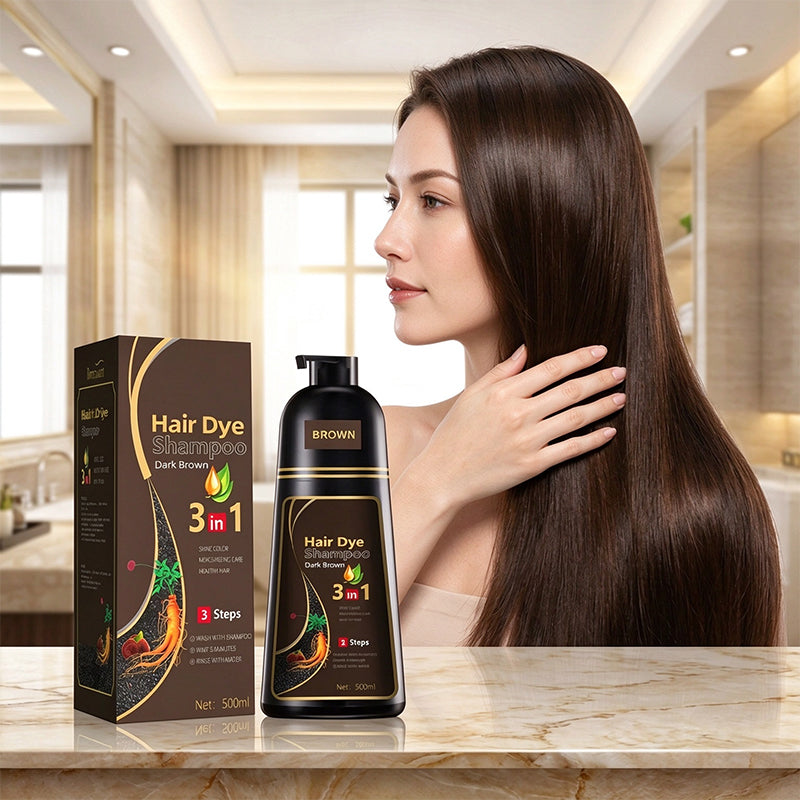 Herbal 3-in-1 Hair Dye Shampoo