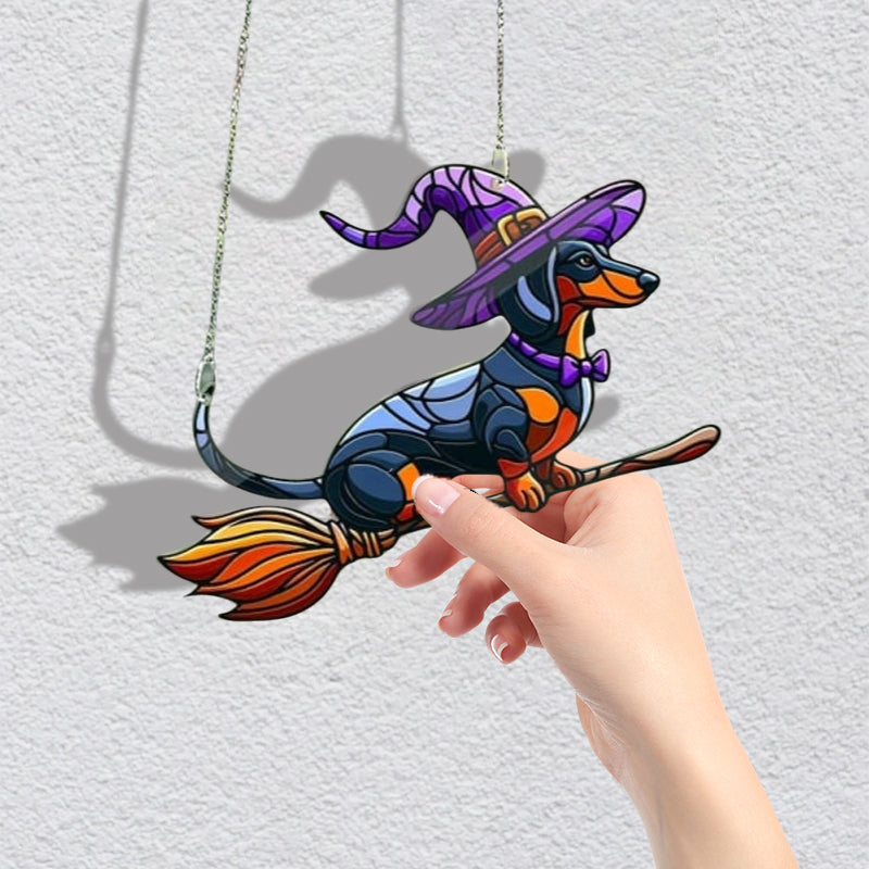 🧙‍♀️Magic Dachshund Window Hanging🐕