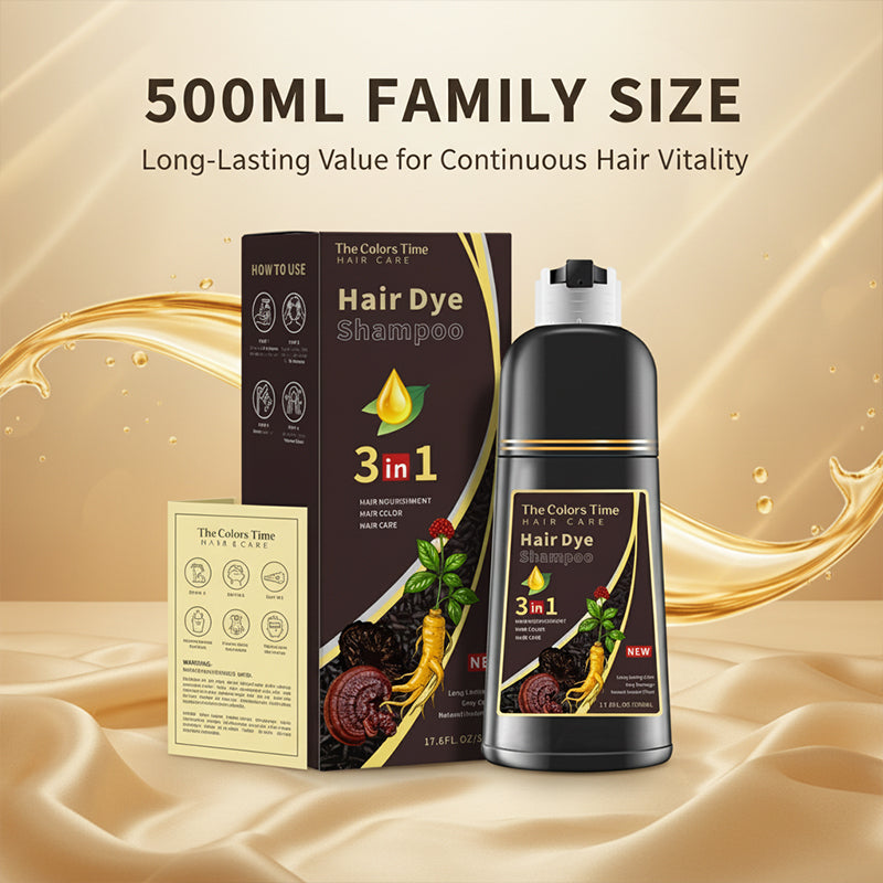 3 in 1 Hair Dye Shampoo