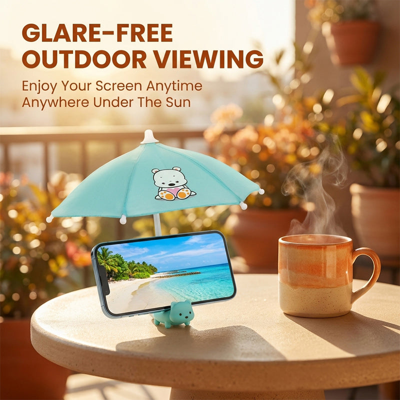 Mobile Phone Outdoor Parasol