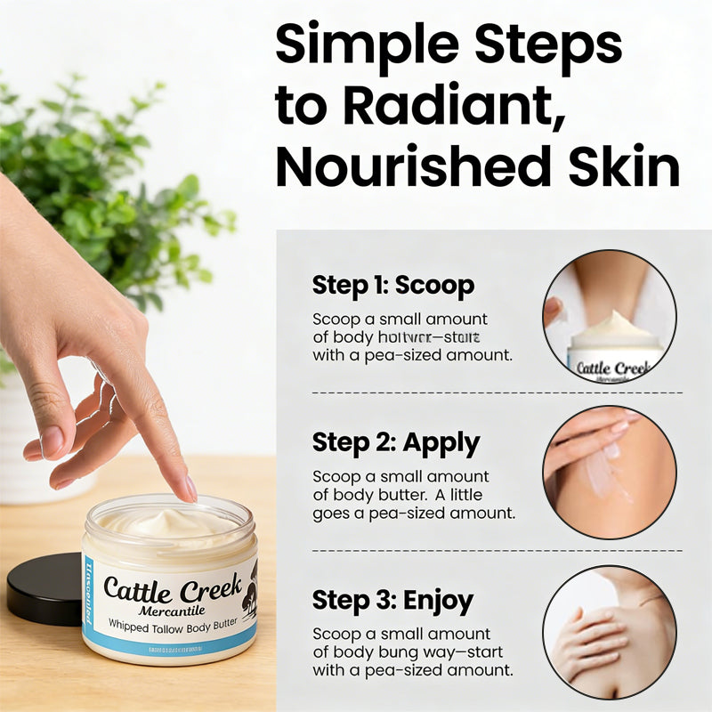 Whipped Tallow Body Butter – Hydrate & Soothe