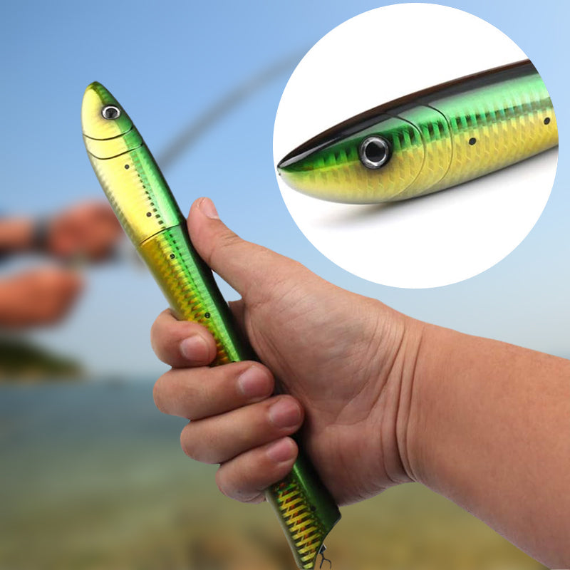 Mini Fish-shaped Portable Fishing Rod Kit