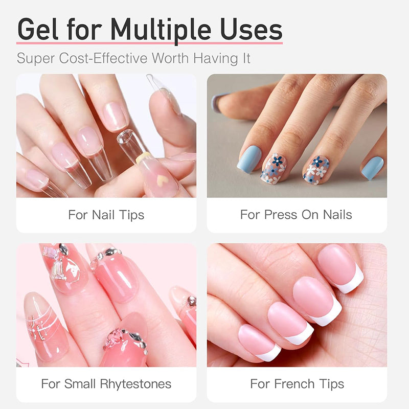 Semi-Solid Nail Glue and Remover Kit