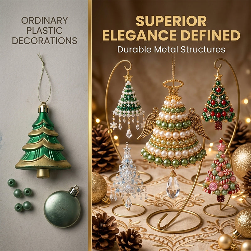 DIY Christmas Tree Beaded Ornament Kit