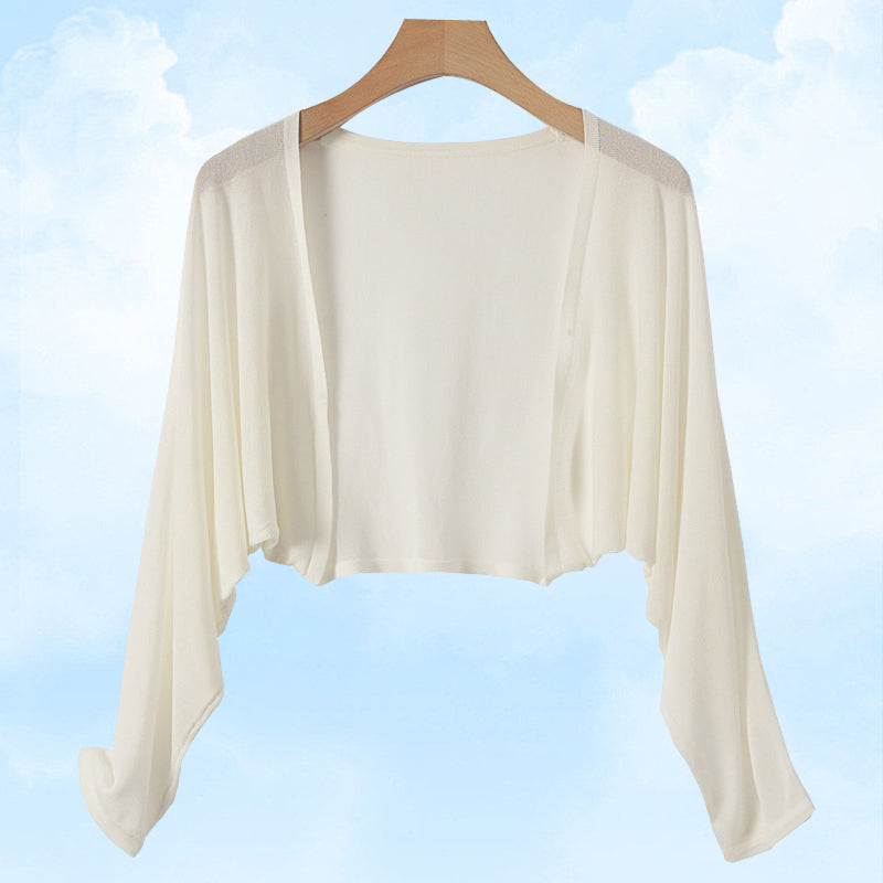 Summer Linen Buttonless Cardigan
