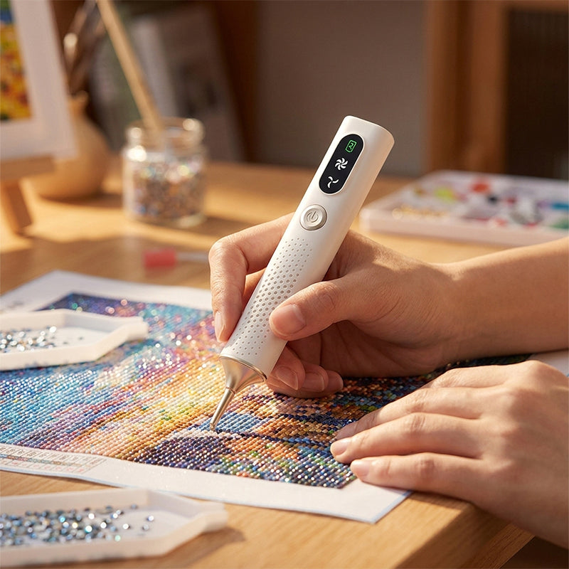 Electric rhinestone picker pen
