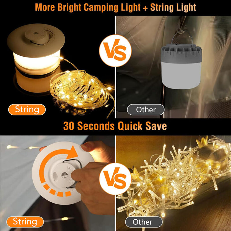 Portable Retractable Outdoor Camping Light Strip