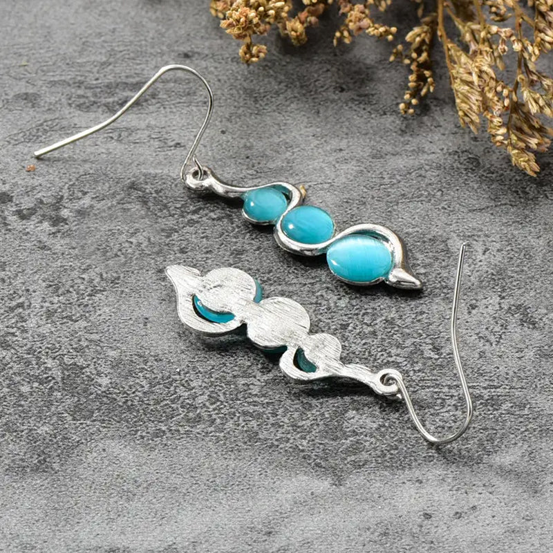 BLUE DROPLETS EARRINGS