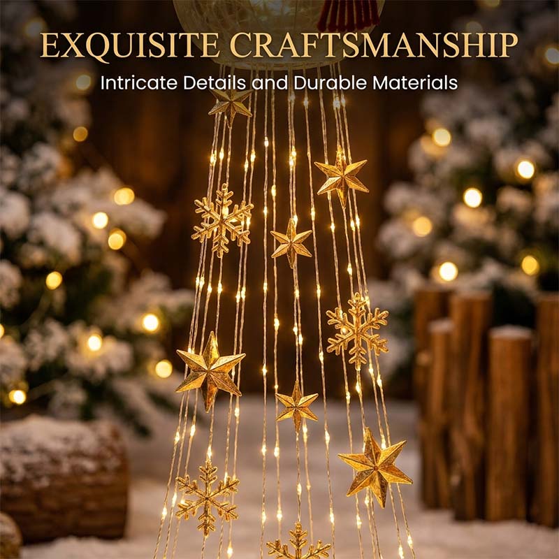 Snowman Magic Fountain Garden Light