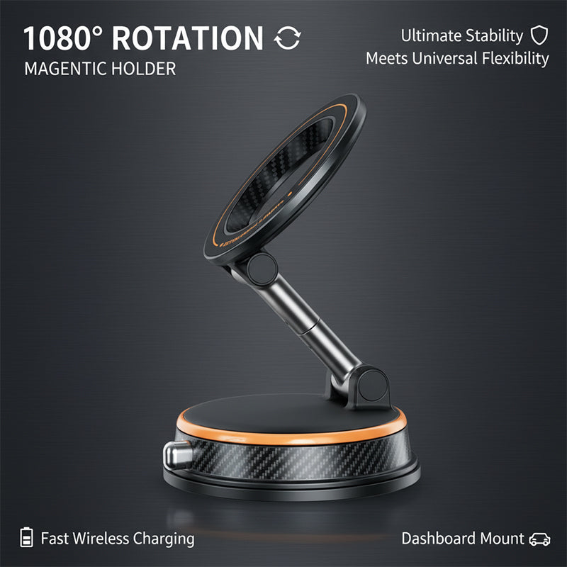 FlexiLock 1080° Magnetic Vacuum Car Phone Mount